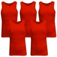 thumbnail image 1 of Mens Heavyweight Ribbed Tank Top (5-PACK), 1 of 2