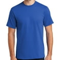 thumbnail image 1 of Mens Heavyweight Rugged 100% Cotton Tee Shirt, 2XL Royal Blue (TALL SIZE), 1 of 5