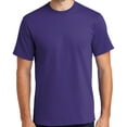 thumbnail image 1 of Mens Heavyweight Rugged 100% Cotton Tee Shirt, 4XL Purple (TALL SIZE), 1 of 5