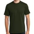 thumbnail image 1 of Mens Heavyweight Rugged 100% Cotton Tee Shirt, 5XL Olive Green, 1 of 5