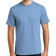 thumbnail image 1 of Mens Heavyweight Rugged 100% Cotton Tee Shirt, 6XL Light Blue, 1 of 5