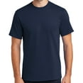 thumbnail image 1 of Mens Heavyweight Rugged 100% Cotton Tee Shirt, 6XL Navy Blue, 1 of 5