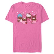 Mens Hello Kitty Lovely Mug Friends T Shirt