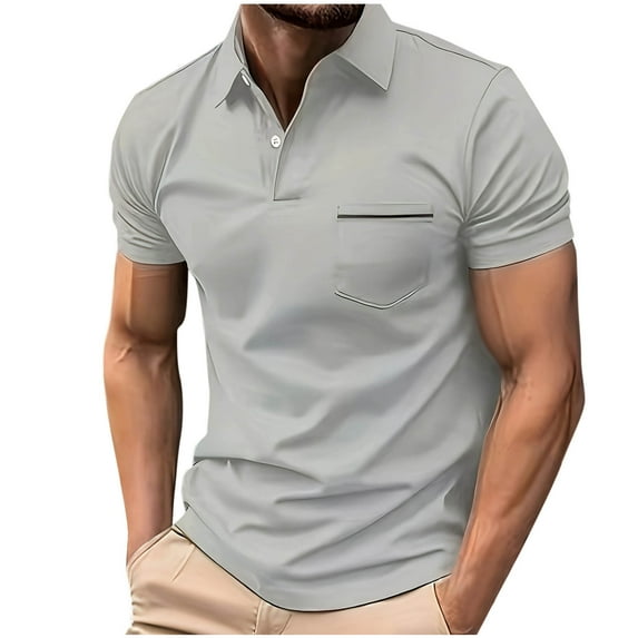 Mens Henley Shirts 2025 Short Sleeve Casual Gym Tactical Sports T Shirt Color Block Slim Fit Golf Shirt with Pocket