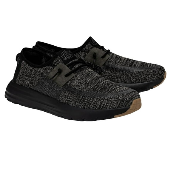 Mens Hey Dude Sirocco Black Night Tennis Shoe