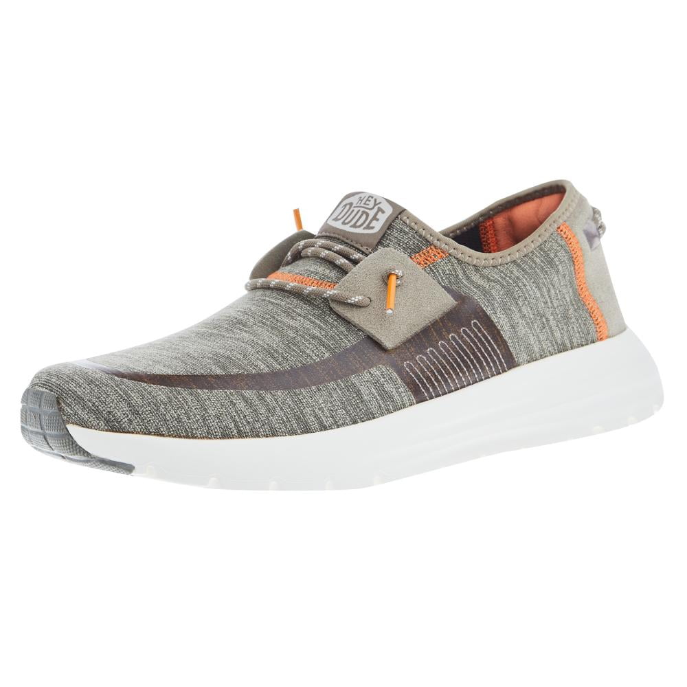 Mens Hey Dude Sirocco Dual Knit Green Tennis Shoe