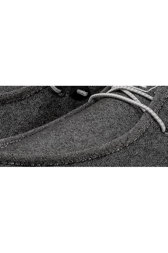 Mens Hey Dude Wally Stretch Canvas Opal Black Casual