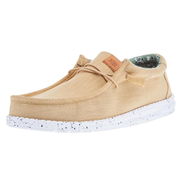 New Hey Dude Wally Slip Stretch Canvas.Walnut, Size 8 Men main image 4