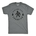 thumbnail image 1 of Mens Hide and Seek Champion T shirt Funny Bigfoot Tee Humor Cool Graphic Print Graphic Tees, 1 of 7