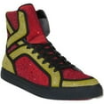 thumbnail image 1 of Mens High Top Shoes By FIESSO AURELIO GARCIA ,Fancy Rhine stones 2402 Red Gold, 1 of 8