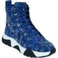 thumbnail image 1 of Mens High Top Shoes By FIESSO AURELIO GARCIA,Spikes Rhine stones 2412 Navy Blue, 1 of 9
