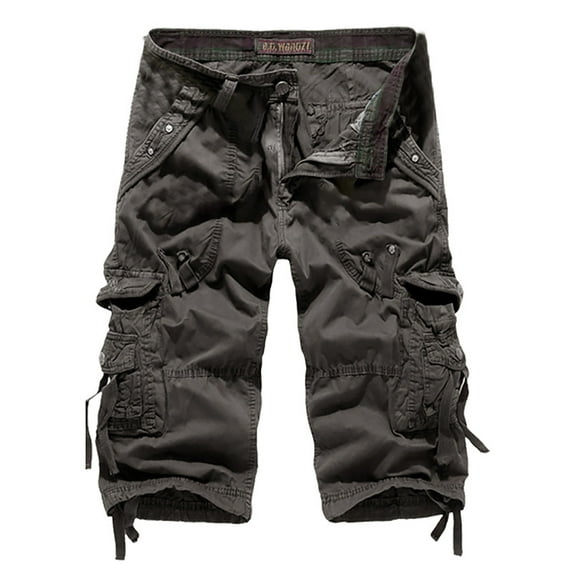 Mens Hiking Cargo Shorts Elastic Waist,Cargo Hiking Shorts Men 2024 Men's Hiking Cargo Shorts Man Short Outdoor Casual Expandable Waist Lightweight Quick Dry Fishing Shorts