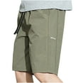 thumbnail image 1 of Mens Hiking Cargo Shorts Lightweight Quick Dry Drawstring Shorts Summer Beach Short Pants with Pockets, 1 of 6