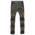 thumbnail image 1 of Mens Hiking Pants Waterproof Lined Quick Dry Pants Water Resistant Zip Pockets Lightweight Outdoor Pants For Camping Ice Fishing Work Travel, 1 of 3