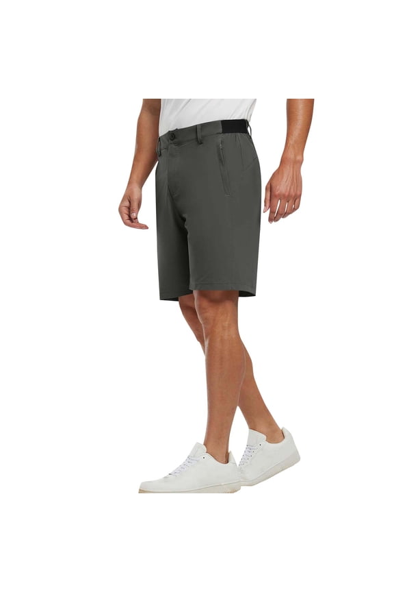 Mens Hiking Shorts Button Zipper Pocket Straight Leg Outdoor Trekking