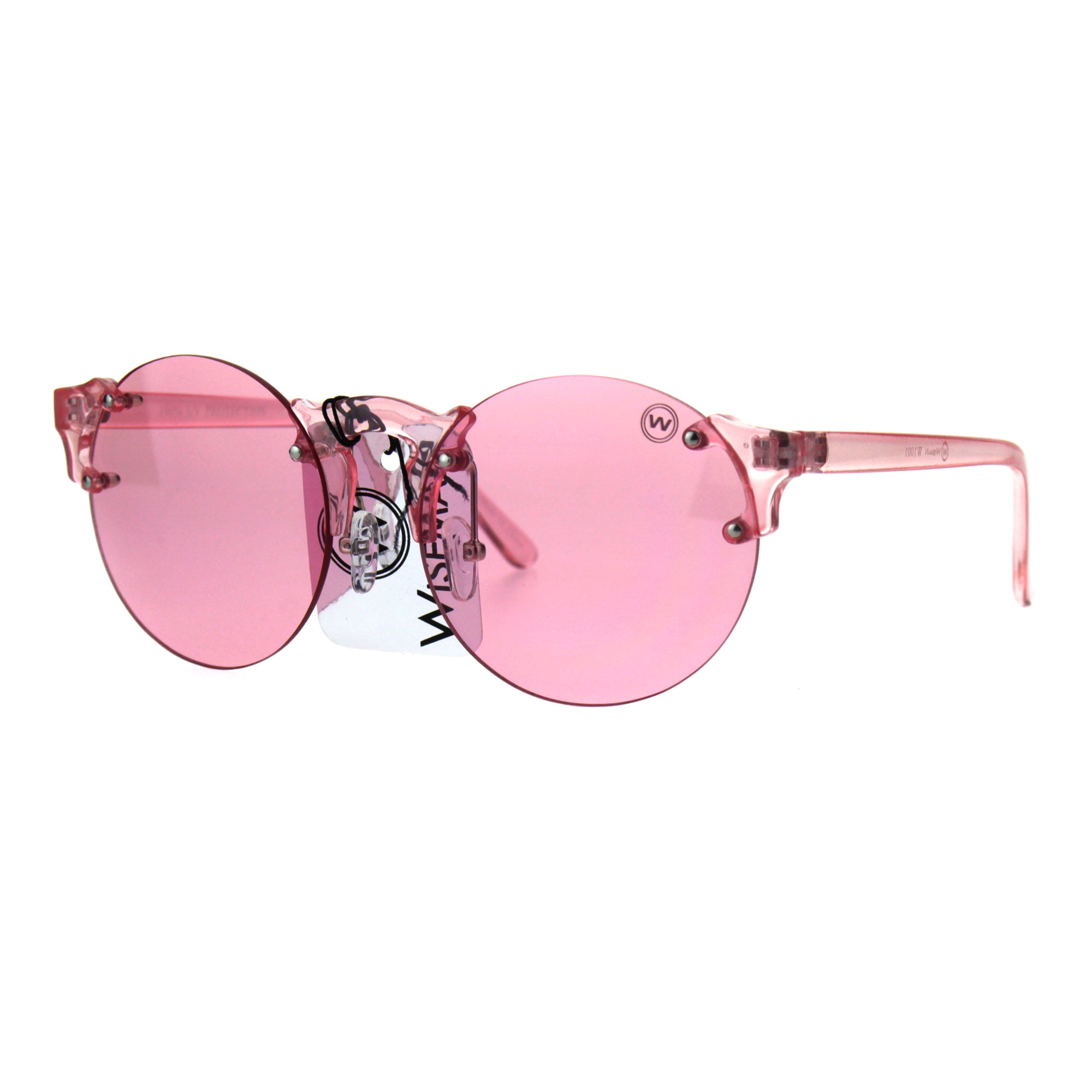Mens Hipster Nerdy Retro Clear Circle Round Lens Funky  display picture 3