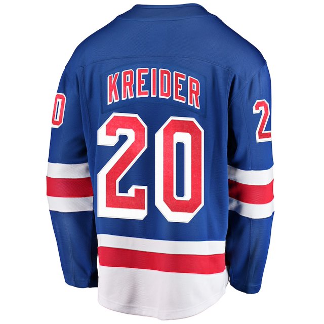 Mens Hockey Shirt 20 Chris Kreider Jersey Sports Game Hockey Classic