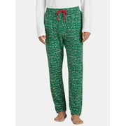 Holiday Time Print Sleep Pants for Men, Sizes S-XL