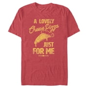 Mens Home Alone A Lovely Cheese Pizza For Me T Shirt