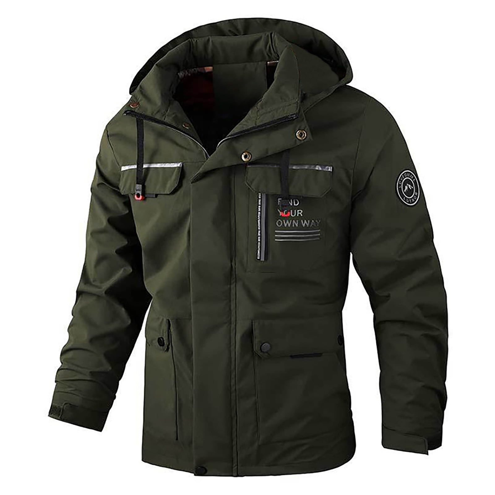 Mens hooded jackets hotsell