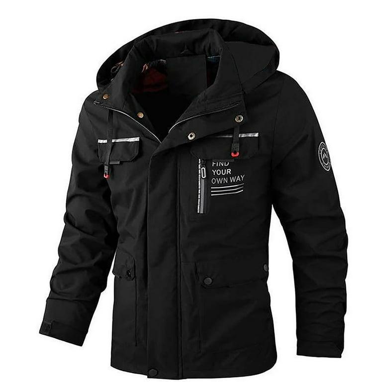 Mens hooded jackets uk clearance