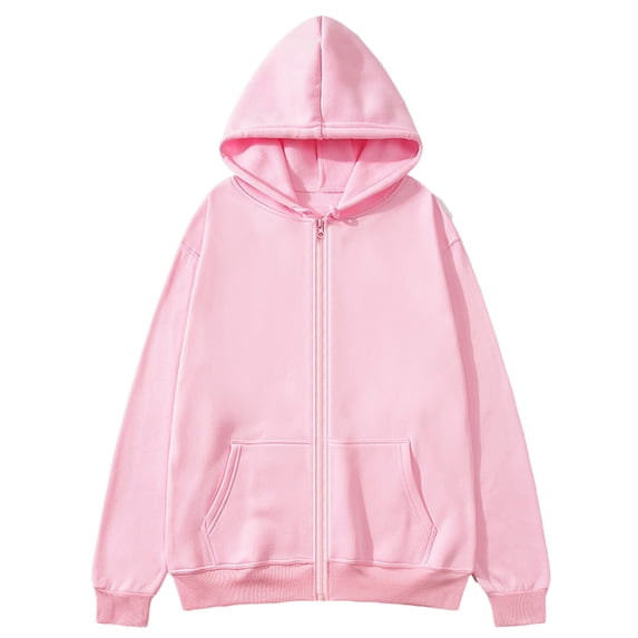 Mens Hooded Sweatshirt Zip Up Casual Long Sleeve Sports Hoodies Jacket with Pockets