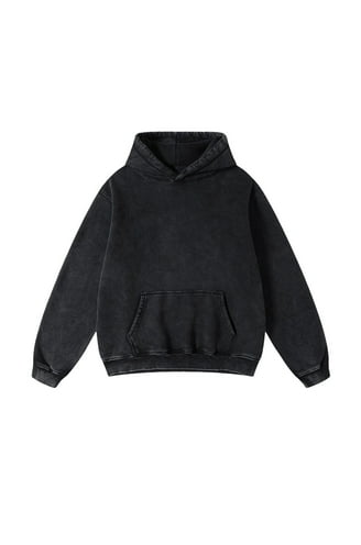 Washed Black Hoodie