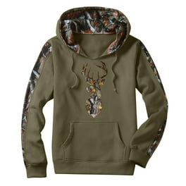 Realtree and Mossy Oak Men s Performance Fleece Hoodie Walmart