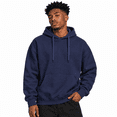 thumbnail image 1 of Mens Hoodie Long Sleeve Drawstring Solid Loose Fit Hooded Sweatshirt Trendy Fall Winter Soft Comfy Casual Pullover Top with Pocket Navy L, 1 of 5