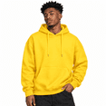 thumbnail image 1 of Mens Hoodie Long Sleeve Drawstring Solid Loose Fit Hooded Sweatshirt Trendy Fall Winter Soft Comfy Casual Pullover Top with Pocket Yellow 3XL, 1 of 4
