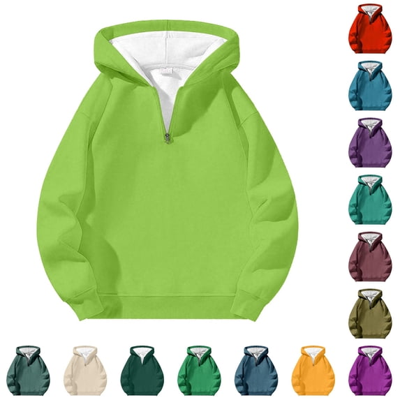 Mens Hoodie Pullover Zip Drawstring Waffle Knit Long Sleeve Plaid Hoodie Sweatshirts Mens Winter Hoodie