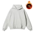 thumbnail image 1 of Mens Hoodie Qiggri Men's Leisure Hooded Sweatshirt Solid Color Shoulder Sleeves Long Sleeved Hoodies, 1 of 8