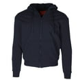thumbnail image 1 of Mens Hoodie Sherpa Lined Polyester Fleece Full Zip Long Sleeve Hooded Sweatshirt, 1 of 5