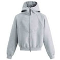 thumbnail image 1 of Mens Hoodie Sweatshirts Casual Loose Fit Hooded Sweatshirt Solid Color Pullover Tops, Size L, 1 of 8