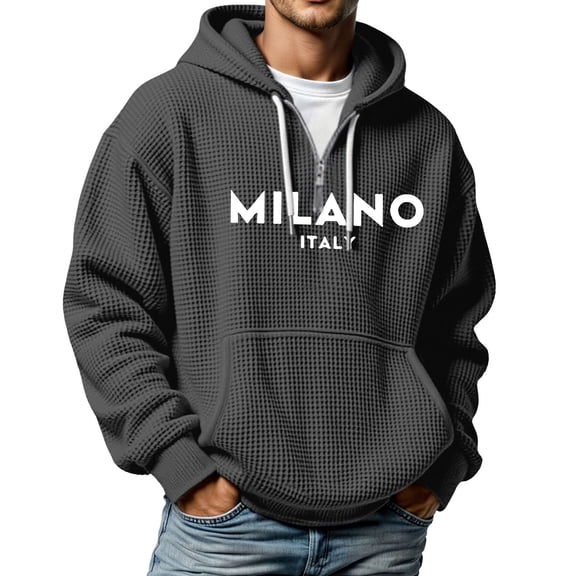 Mens Hoodie Tops Fleece Soft Comfort Fit Long Sleeve Outdoor Lightweight Mens Work Clothing,Black,M