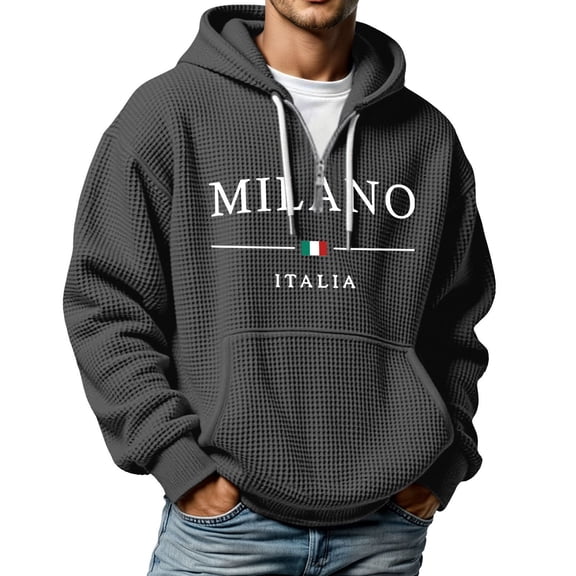 Mens Hoodie Tops Soft Comfort Fit Outdoor Wear Activities Mens Sweaters,Black,S