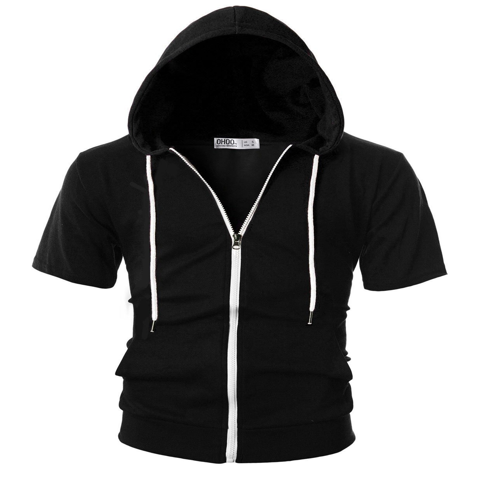 Mens Hoodie Zip Up Graphic Summer Sunscreen Windproof And Rainproof