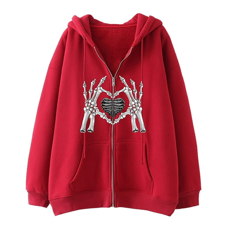 Mens Hoodies Autumn Street Vintage Zipper Love Print Cardigan Coat Loose Fit Fashion Pullover Comfortable Casual Outdoor Adventures Sweatshirts for