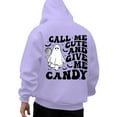 thumbnail image 1 of Mens Hoodies Casual Halloween Ghost Print Pullover Warm Long Sleeve Comfortable Hooded Sweatshirt Fall Winter Streetwear Loose Sweatshirts for Men Purple S, 1 of 4
