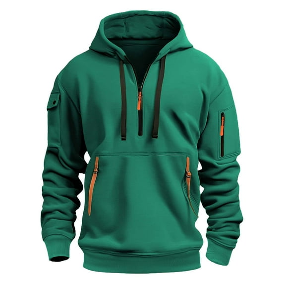 Mens Hoodies Comfrt Hoodie Men's Zip Up Hoodie Slim Fit Winter Sweatshirt Lightweight Comfortable Pullover for All Seasons With Stylish Design
