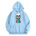 thumbnail image 1 of Mens Hoodies Cookies Hoodie Light Mens Sweater Men's Pullover Hoodie Lifeguard Warm Sweatshirt Men's Halloween Hooded Sweatshirt Blue 3XL, 1 of 3