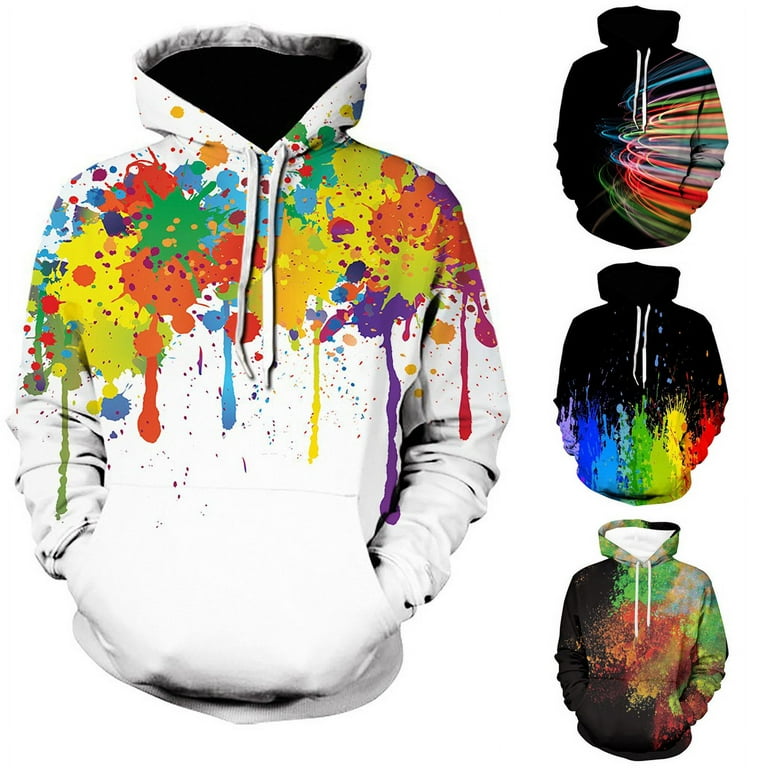 Printed Long Sleeve Round Neck Hoodies Printed Long Sleeve Round Neck Hoodies