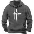 thumbnail image 1 of Mens Hoodies Crosses Printed Pullover Hooded Sweatshirts with Pockets Drawstring Fall Fleece Lined Sweatshirts Work Wear Sweaters Comfortable Hoody Long Sleeve Tops Hoodie for Men, 1 of 3