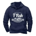 thumbnail image 1 of Mens Hoodies Funny Letter Print Pullover Fleece Lined Hooded Sweatshirts with Pockets Drawstring Lightweight Fall Jackets Work Wear Sweaters Hoody Long Sleeve Tops Hoodie for Men, 1 of 3