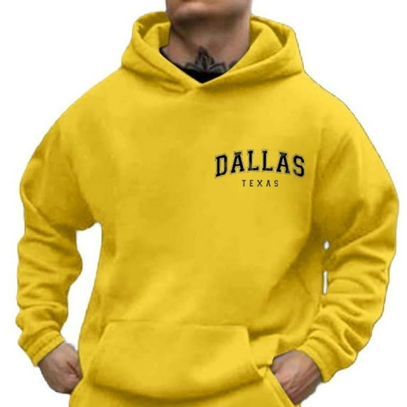 Mens Hoodies Hooded Sweatshirt Pullover With Front Pocket Casual