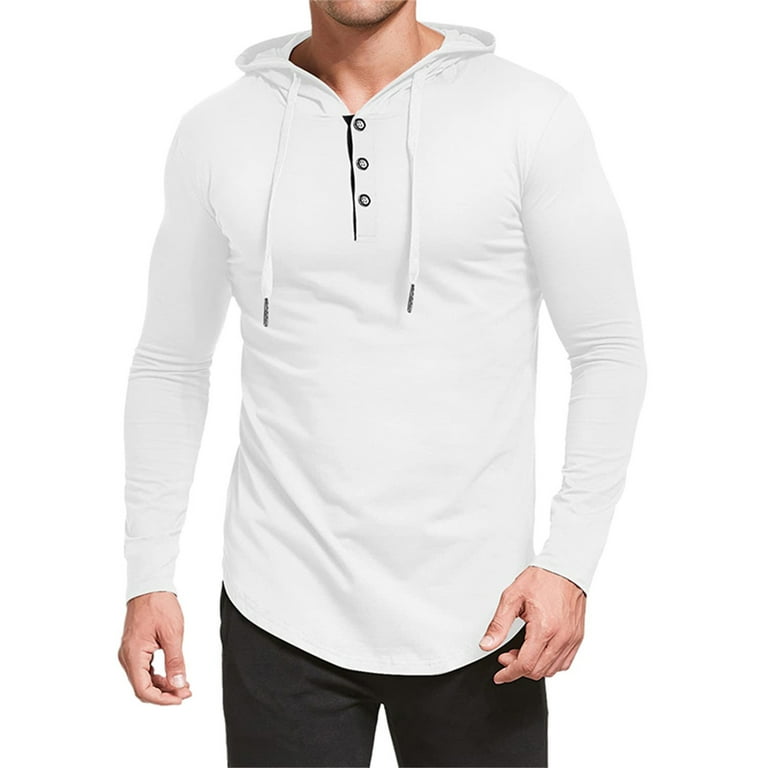 Slim fit pullover hoodie top