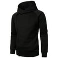 thumbnail image 1 of Mens Hoodies Long Sleeve Side Zip Up Sweatshirts Jackets Boys Casual Solid Color Slim Comfort Going Out Athletic Workout Outerwear Coats, 1 of 4