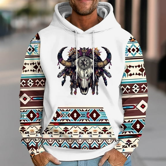 Mens Hoodies Maple Vintage Print Hooded Sweatshirt Fleece Pullover Sweatshirts Long Sleeve Men's Loose Long Sleeve Hooded Printed Sweatshirt With Drop Shoulder Sleeves with Pocket