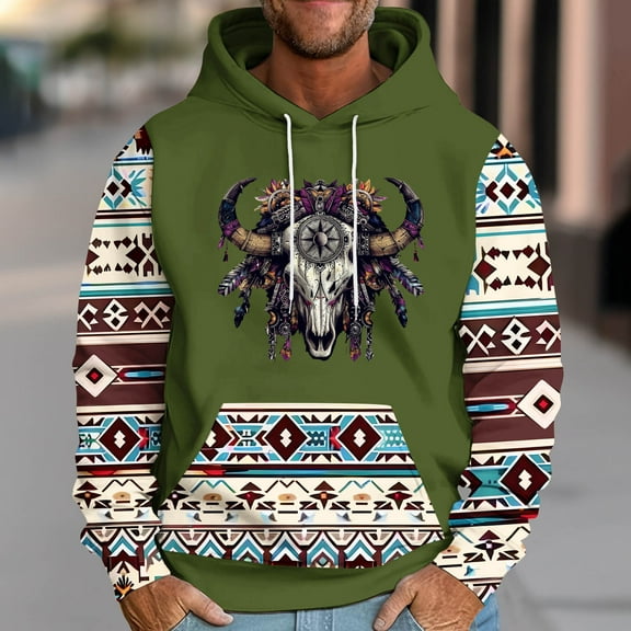 Mens Hoodies Maple Vintage Print Hooded Sweatshirt Fleece Pullover Sweatshirts Long Sleeve Men's Loose Long Sleeve Hooded Printed Sweatshirt With Drop Shoulder Sleeves with Pocket