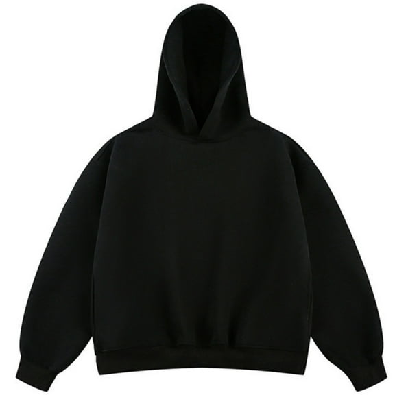 Mens Hoodies Oversized Unisex Hoodie Solid Color Cotton Sweatshirt Men Women Streetwear